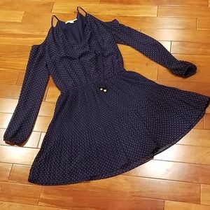 Michael Kors dress XS navy dot